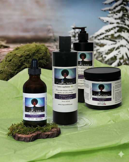 Bundle Définition Boucles — Shampoo + Masque + Crème + Huile