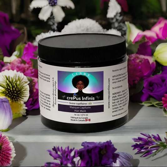 Masque LIBRE Capillaire Hydratant Intense crePus Infinis — soins capillaires bio cheveux crépus 3A-4C