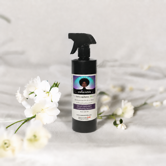 Sérum LIBRE Hydratant Intense crePus Infinis — soins capillaires bio cheveux crépus 3A-4C